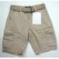 Man Basic Cargo Shorts With Belt (5-621)